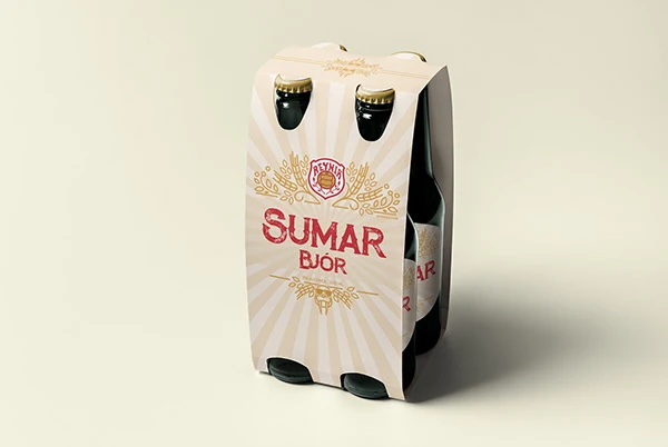Summer six-pack carrier.