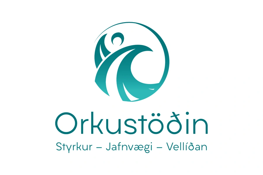 Orkustöðin original logo artwork