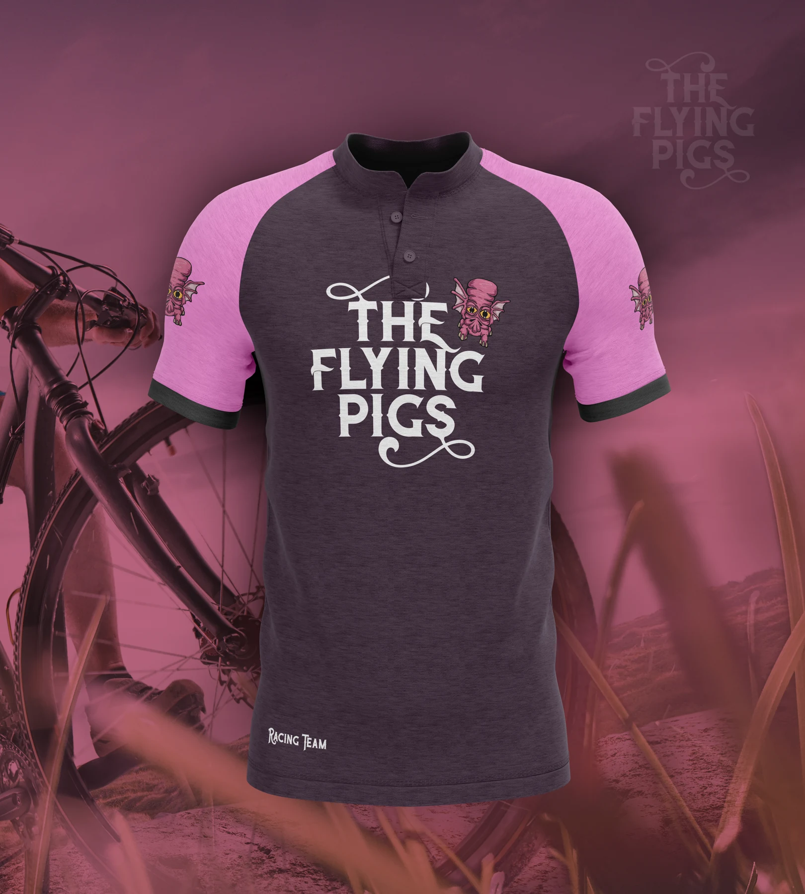 The Flying Pigs — a racing jersey concept.